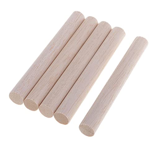 Harilla 15mm Dicker Runder Balsaholzstab Rod Holzdübel Zum Modellieren von Hobbyhandwerk, 130mm Harilla 15mm Dicker Runder Balsaholzstab Rod Holzdübel Zum Modellieren von Hobbyhandwerk, 130mm von Harilla