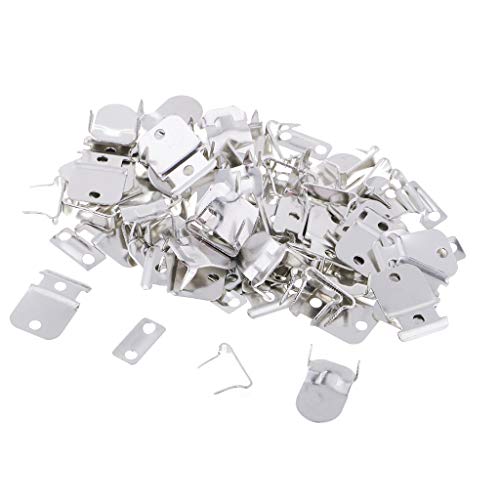 Harilla 20 Sets Nähfreie Hosenhaken Und Stangenn mit Klauenverschlüssen DIY Näh, Silber von Harilla