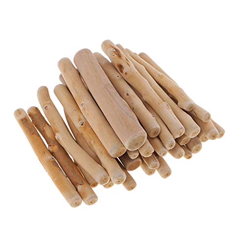 Harilla 250g Treibholz Holzformen Sticks Scheiben für Handgefertigtes - Stick, 8-10cm, Stick, 12-13 cm von Harilla