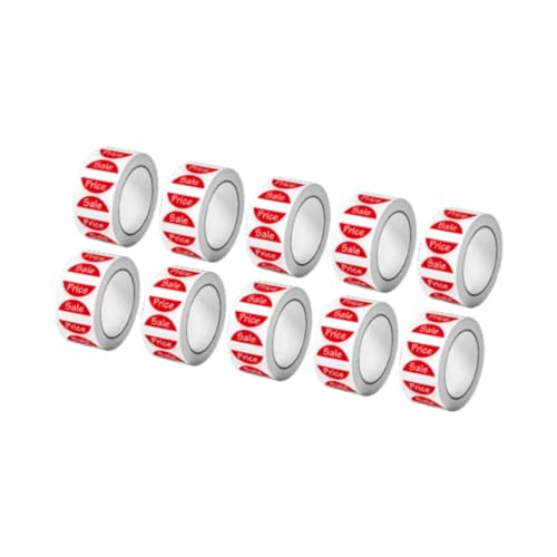 Harilla 5000 PCS -Versiegelungsaufkleber Preisaufkleber 2,5 cm Einzelhandelsaufkleber Rabattpreisinventaraufkleber für den kommerziellen Markt von Harilla