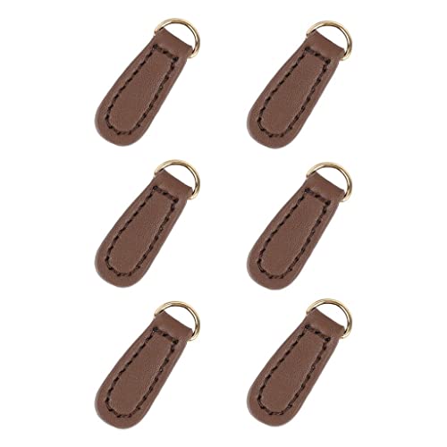 Harilla 6X Reißverschluss Fixer Zipper Tags für Kleidung Gepäck Reparatur Zubehör, Kaffee Harilla 6X Reißverschluss Fixer Zipper Tags für Kleidung Gepäck Reparatur Zubehör, Kaffee von Harilla