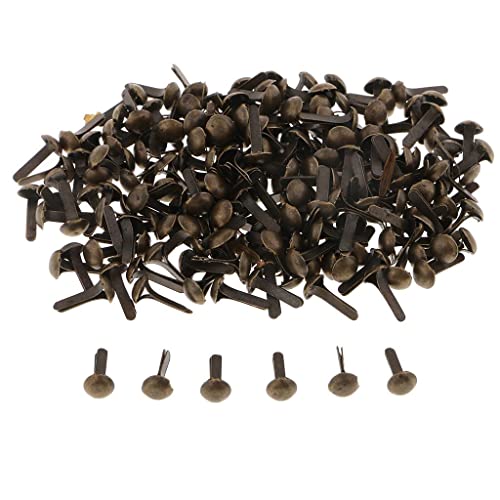 Harilla 200 aus aus 4,5 Mm Runde Splinte Brads für Scrapbooking Card Making DIY, Bronze, 4,5 mm Harilla 200 aus aus 4,5 Mm Runde Splinte Brads für Scrapbooking Card Making DIY, Bronze, 4,5 mm von Harilla