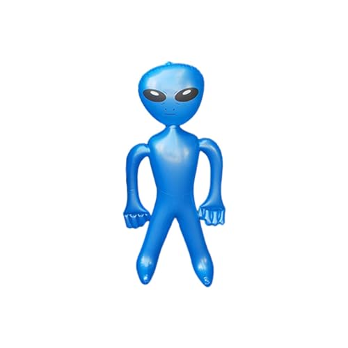 Harilla Aufblasbare Alien-Requisiten, Spielzeug für Erwachsene und Kinder, zum Aufblasen von Alien-Spielzeug, Alien-Figuren für Alien-Themenparty, Geburtstag, Blau, S von Harilla