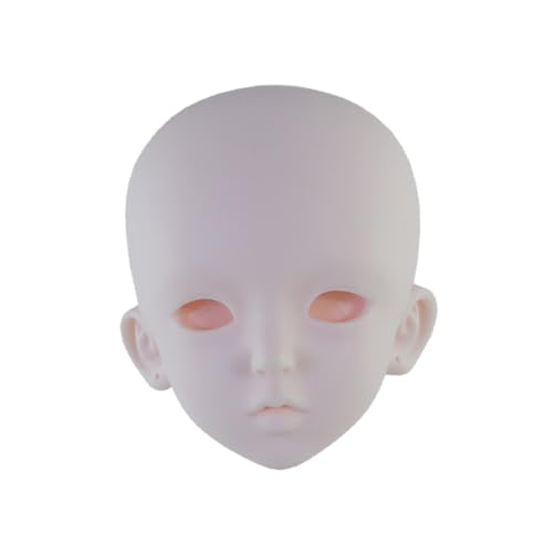 Harilla BJD Puppenkopf-Ersatz, 60 cm, DIY, ohne Augen, BJD-Kopf-Zubehör, Basteln, Puppenherstellungszubehör für BJD-Make-up, Spielzeugpuppe, DIY von Harilla