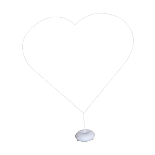 Harilla Ballonbogenrahmen Ringunterstützung Dekoration wiederverwendbarer herzförmiger Halter für Valentinstag Outdoor Engagement Zeremonie von Harilla