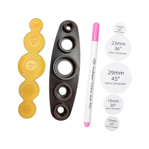Harilla Cover Button Maker Tool DIY Button Craft Set Einfach zu verwendender, mit Stoff überzogener Knopf, handgefertigter Cover Button für Gepäck, Hemd, Ohne Knopf von Harilla