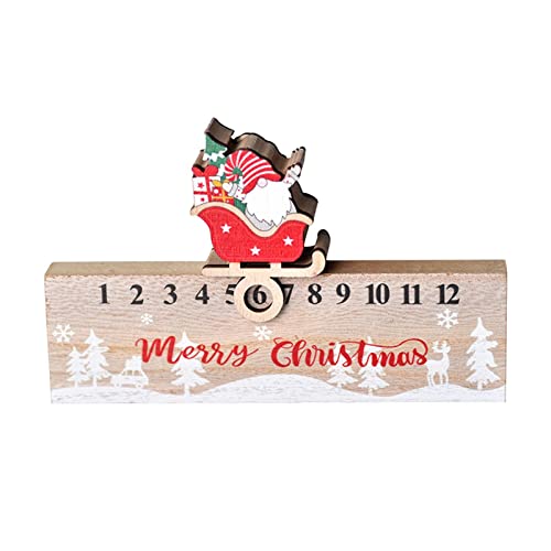 Harilla Feiertags-Adventskalender aus Holz, Weihnachtsschmuck, Tischdekoration, Kalender für Geschenkset, StilA Harilla Feiertags-Adventskalender aus Holz, Weihnachtsschmuck, Tischdekoration, Kalender für Geschenkset, StilA von Harilla