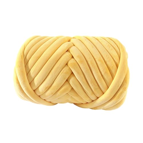Harilla Grobes Garn, Armstrickgarn, waschbares, schweres Garn, sperriges Garn, Jumbo-Schlauchgarn für Überwurf, Decke, Katzenhaus, Haustierbett, Pullover, Gelb Harilla Grobes Garn, Armstrickgarn, waschbares, schweres Garn, sperriges Garn, Jumbo-Schlauchgarn für Überwurf, Decke, Katzenhaus, Haustierbett, Pullover, Gelb von Harilla
