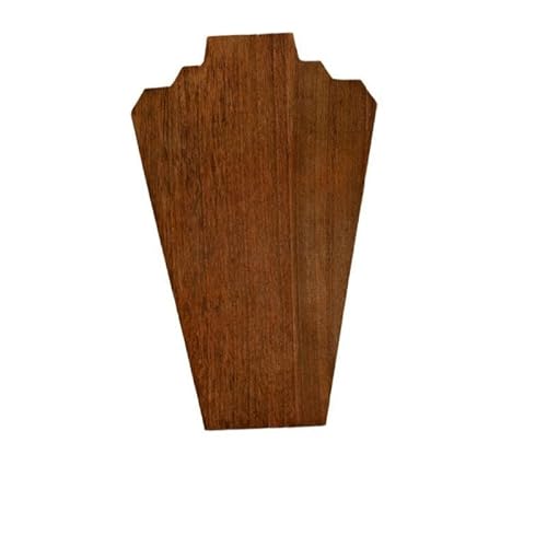 Harilla Halskettenständer aus Holz, Büste, Schmuck-Organizer, Ständer, Regal, Dekoration, Staffelei, Halskettenhalter für die Kommode, Schaufenster, von Harilla