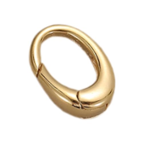 Harilla Hummerverschluss, Schmucksteigerung, Ornamentschnalle, Handwerksanschluss, DIY -Vorräte für Armbänder, Schlüsselanhänger, Ketten, Kleines Oval von Harilla