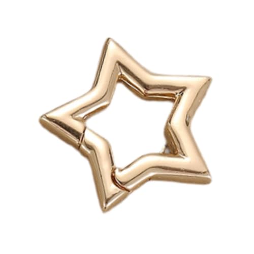 Harilla Hummerverschluss, Schmucksteigerung, Ornamentschnalle, Handwerksanschluss, DIY -Vorräte für Armbänder, Schlüsselanhänger, Ketten, Sternform von Harilla