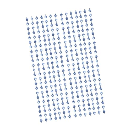 Harilla Hundepfoten Fringe Vorhang Hintergrund Haustier themat, Blau Und Pink von Harilla