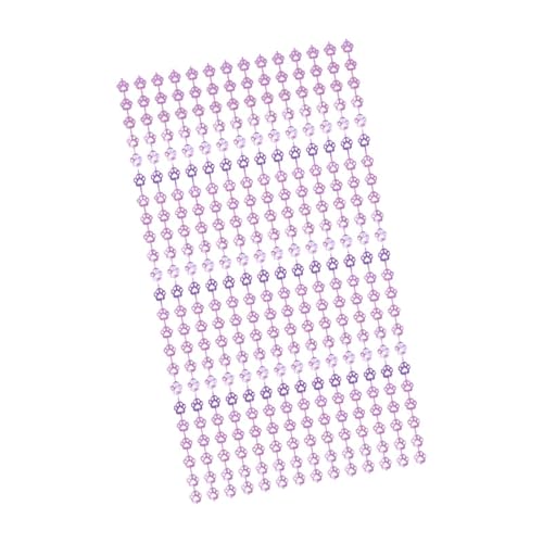Harilla Hundepfoten Fringe Vorhang Hintergrund Haustier themat, Rosa Und Violett von Harilla