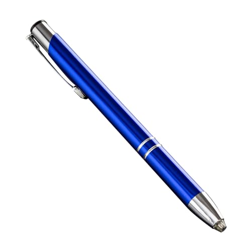 Harilla Kugelschreiberpresse, Kugelschreiber, Geschenk, 1,0 mm beleuchtete Spitze, Schreibstift, LED-Stiftlampe zum Notizenmachen im Büro, Studenten, Blau von Harilla