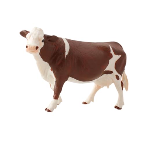 Harilla Kuhspielzeugfigur kleine Tier Figur Kindergeschenke Party Gefälligkeiten, Sammlung, dekorative Tischdekoration Ornament Kuhlernen, Style B von Harilla