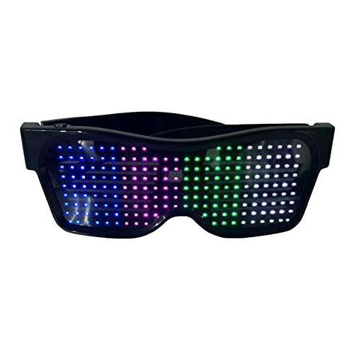 Harilla LED Brillen mit App-Steuerung für aufregende Raves und Partys, 4 Farben von Harilla