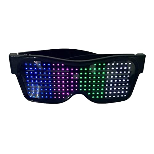 Harilla LED Brillen mit App-Steuerung für aufregende Raves und Partys, 4 Farben Harilla LED Brillen mit App-Steuerung für aufregende Raves und Partys, 4 Farben von Harilla