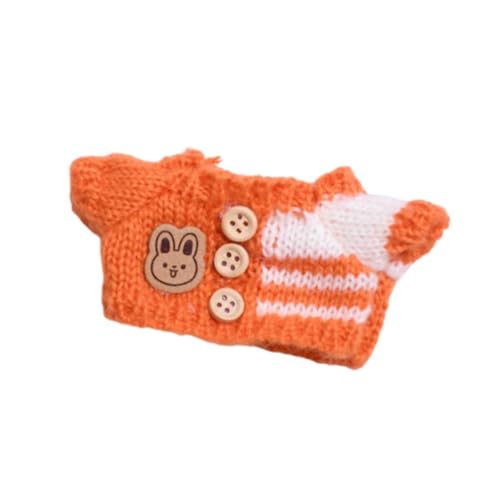 Harilla Mode Puppen Pullover Kostüm Entzückende Szene Foto Requisiten Puppe Kleidung Anzug Handgefertigte Kleidung für 15-17 cm Puppen Neujahr Geschenke, Orangefarbener Pullover Harilla Mode Puppen Pullover Kostüm Entzückende Szene Foto Requisiten Puppe Kleidung Anzug Handgefertigte Kleidung für 15-17 cm Puppen Neujahr Geschenke, Orangefarbener Pullover von Harilla
