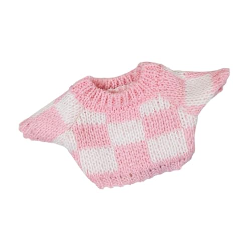 Harilla Puppenkleidung gestrickte Kleidung für 20 cm Puppen Dekorpuppenzubehör stilvoll bequemes Geburtstagsgeschenk süßer Kleid -up -Pullover, Rosa Weiß Harilla Puppenkleidung gestrickte Kleidung für 20 cm Puppen Dekorpuppenzubehör stilvoll bequemes Geburtstagsgeschenk süßer Kleid -up -Pullover, Rosa Weiß von Harilla