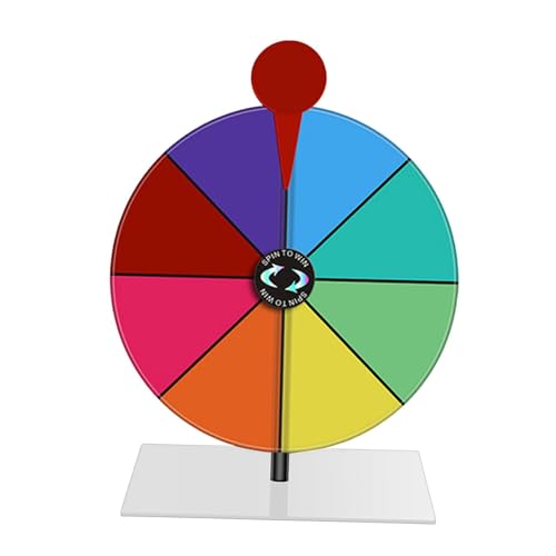 Harilla Rotierende Rad Tabletop Roulette Rotation Spiel mit Halterständer lustige Acryl -Spielzeugspielzeug DIY -Lieferungen zum Geburtstag, Weiße Basis Harilla Rotierende Rad Tabletop Roulette Rotation Spiel mit Halterständer lustige Acryl -Spielzeugspielzeug DIY -Lieferungen zum Geburtstag, Weiße Basis von Harilla