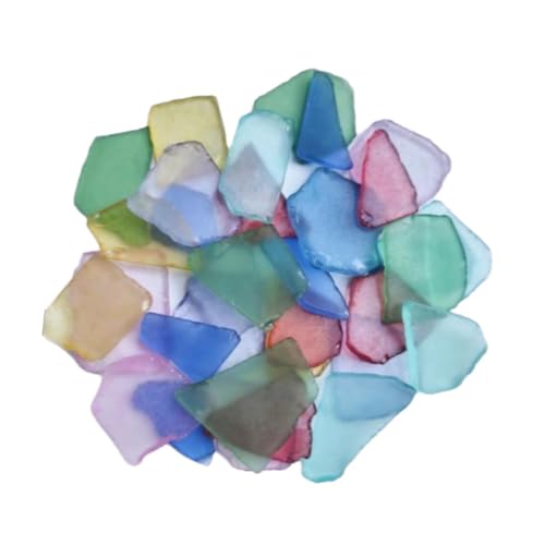Harilla Seeglas, getrommeltes zerkleinertes Glas, Schmuckherstellung, Vasenfüller, DIY-Bastelarbeit für gefärbte Farbsteine, Party-Dekoration, Brunnensteine, 1 cm bis 3 cm Harilla Seeglas, getrommeltes zerkleinertes Glas, Schmuckherstellung, Vasenfüller, DIY-Bastelarbeit für gefärbte Farbsteine, Party-Dekoration, Brunnensteine, 1 cm bis 3 cm von Harilla