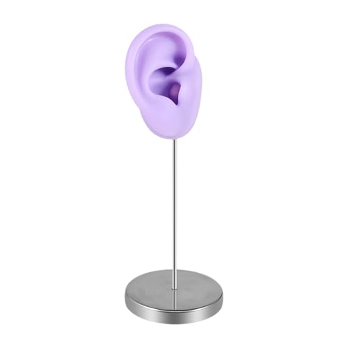Harilla Silikonohrmodell Körperteil, Ohrring Display Stand Holder Organizer für Ohrhaken Anbieter Fotografie zeigt durchdringende Praxis, Lila Rechts Harilla Silikonohrmodell Körperteil, Ohrring Display Stand Holder Organizer für Ohrhaken Anbieter Fotografie zeigt durchdringende Praxis, Lila Rechts von Harilla