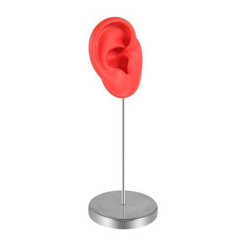 Harilla Silikonohrmodell Körperteil, Ohrring Display Stand Holder Organizer für Ohrhaken Anbieter Fotografie zeigt durchdringende Praxis, Rot Rechts Harilla Silikonohrmodell Körperteil, Ohrring Display Stand Holder Organizer für Ohrhaken Anbieter Fotografie zeigt durchdringende Praxis, Rot Rechts von Harilla