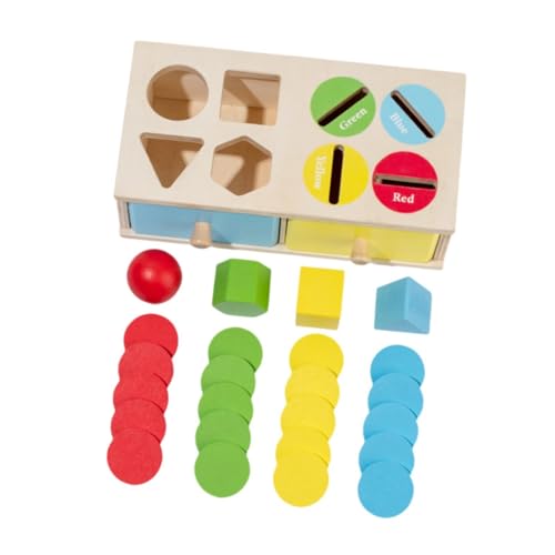 Harilla Sortierbox für Kinder aus Holz, farblich passendes Farbsortierspiel, Früherziehungsspielzeug, Klassifizierungsbox aus Holz, Spielzeug für Kinder Harilla Sortierbox für Kinder aus Holz, farblich passendes Farbsortierspiel, Früherziehungsspielzeug, Klassifizierungsbox aus Holz, Spielzeug für Kinder von Harilla