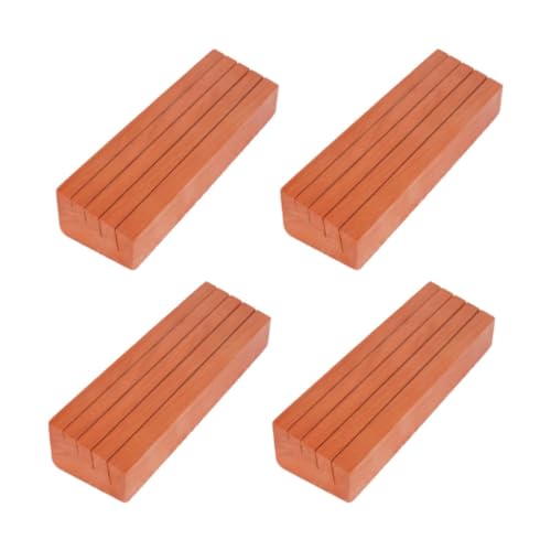Harilla Spielkartenhalter aus Holz, Holzhaltergestelle, praktischer, Stabiler, tragbarer, freihändiger Kartendeckständer für Kinder oder ältere Menschen, 4 Stück Harilla Spielkartenhalter aus Holz, Holzhaltergestelle, praktischer, Stabiler, tragbarer, freihändiger Kartendeckständer für Kinder oder ältere Menschen, 4 Stück von Harilla