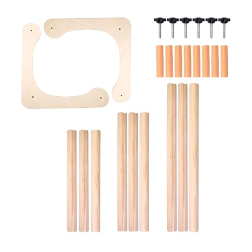 Harilla Sticktischständer, Holzhalter für Tischkunstwerke, Kreuzstichhalter, Näh-Gadgets für Frauen Harilla Sticktischständer, Holzhalter für Tischkunstwerke, Kreuzstichhalter, Näh-Gadgets für Frauen von Harilla