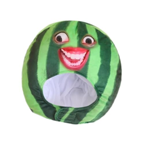 Harilla Wassermelonen Kopfbedeckung Plüschfrucht für Selfies und Spaß von Harilla