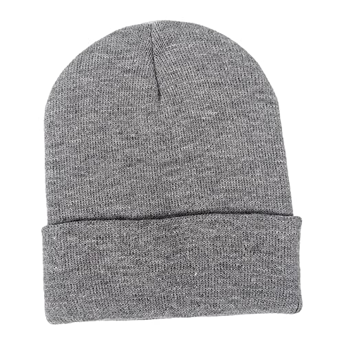 Harilla Winter Strickmütze Beanie Kaltwettermütze Unisex Weiche Kopfbedeckung Warme Mütze Männer Frauen zum Wandern Outdoor Radfahren Camping, GRAU von Harilla