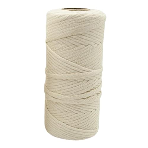 Macrame Cord Seil Single Strand White Macrame Baumwollstring für Handgemachte Hängende Webereikasse Häkeln Und Tapisserie - 4mm von Harilla
