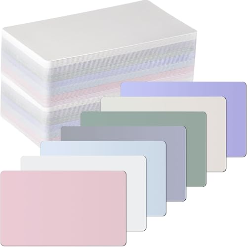 Harloon 100 Stück trocken abwischbare Karteikarten, 7,6 x 12,7 cm, laminiert, wiederverwendbar, trocken abwischbar, für Büro-To-Do-Liste (Morandi) Harloon 100 Stück trocken abwischbare Karteikarten, 7,6 x 12,7 cm, laminiert, wiederverwendbar, trocken abwischbar, für Büro-To-Do-Liste (Morandi) von Harloon
