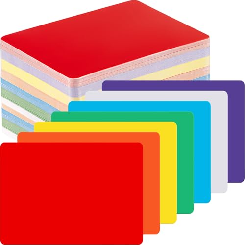 Harloon 100 Stück trocken abwischbare Karteikarten, 6,3 x 8,9 cm, laminiert, wiederverwendbar, trocken abwischbar, für Büro-To-Do-Liste (bunt) Harloon 100 Stück trocken abwischbare Karteikarten, 6,3 x 8,9 cm, laminiert, wiederverwendbar, trocken abwischbar, für Büro-To-Do-Liste (bunt) von Harloon