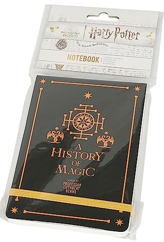 Harry Potter History Of Magic Unisex Bürozubehör schwarz/gelb Papier Fan-Merch, Filme von Harry Potter