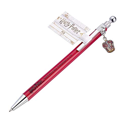 HARRY POTTER Kugelschreiber mit Emblem von Grifondoro (Englisch) (Einheitsgröße) (Rot) von Harry Potter