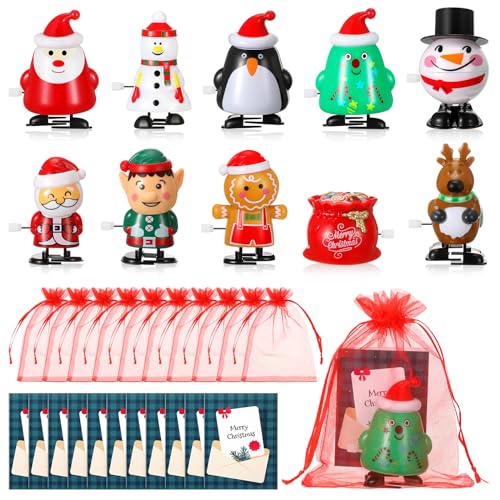 Harrycle 30 Stück Weihnachten Aufziehspielzeug Nikolaus Schneemann Elch zum Aufziehen Lustige Weihnachten Aufziehfiguren mit Geschenkbeuteln und Grußkarten Weihnachtsfeier Mitgebsel Strümpfe Füllung Harrycle 30 Stück Weihnachten Aufziehspielzeug Nikolaus Schneemann Elch zum Aufziehen Lustige Weihnachten Aufziehfiguren mit Geschenkbeuteln und Grußkarten Weihnachtsfeier Mitgebsel Strümpfe Füllung von Harrycle