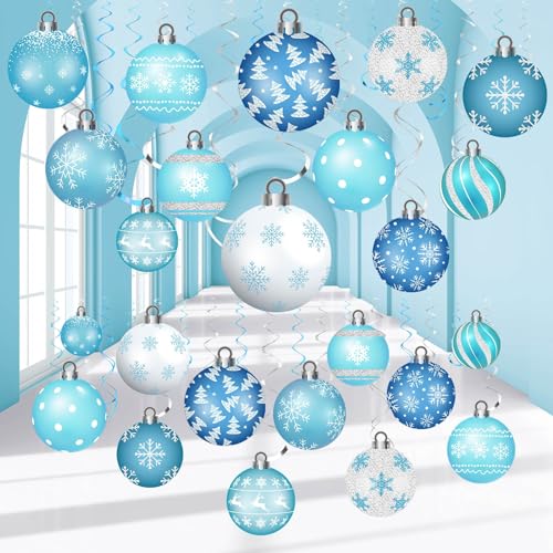 Harrycle 54 Stück Winter Hängende Wirbel Deko Weihnachten Spirale Girlanden mit Folie Winter Wunderland Deko Weihnachtskugeln Ornamente Deckenanhänger für Feiertag Baby Party Weihnachtsfeier Harrycle 54 Stück Winter Hängende Wirbel Deko Weihnachten Spirale Girlanden mit Folie Winter Wunderland Deko Weihnachtskugeln Ornamente Deckenanhänger für Feiertag Baby Party Weihnachtsfeier von Harrycle