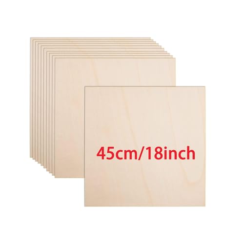 4 Stück unlackierte Holzbögen, quadratisch, rund, rechteckig, oval, DIY-Holzbögen, 45,7 x 45,7 cm, Malerei, Gravur, Wanddekoration, Raumdekoration, Holzhandwerk, Party-Klassenzimmer-Zubehör 4 Stück unlackierte Holzbögen, quadratisch, rund, rechteckig, oval, DIY-Holzbögen, 45,7 x 45,7 cm, Malerei, Gravur, Wanddekoration, Raumdekoration, Holzhandwerk, Party-Klassenzimmer-Zubehör von Harti Arti