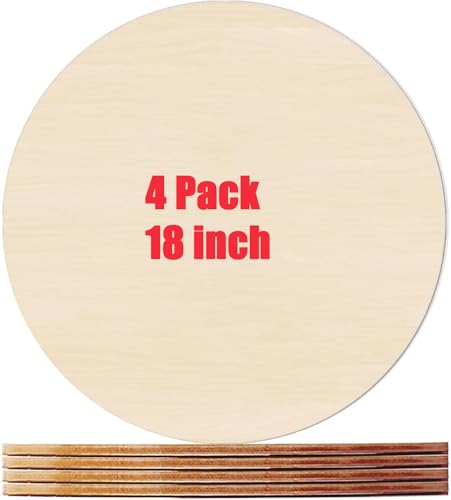 Sperrholzplatten zum Basteln, 45,7 x 45,7 cm, 4 mm dicke Sperrholzplatten mit glatten Oberflächen, unlackierte Quadrate, Holzbretter zum Laserschneiden, Holzbrennen, Architekturmodelle, Beizen, 4 Sperrholzplatten zum Basteln, 45,7 x 45,7 cm, 4 mm dicke Sperrholzplatten mit glatten Oberflächen, unlackierte Quadrate, Holzbretter zum Laserschneiden, Holzbrennen, Architekturmodelle, Beizen, 4 von Harti Arti