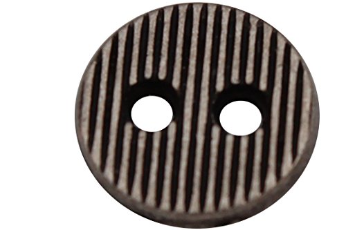 10 Stück, Mini Metall Knöpfe, 10mm 2 Loch, silber antik, geschwärzt, mit Rillen Metallknöpfe 10 Stück, Mini Metall Knöpfe, 10mm 2 Loch, silber antik, geschwärzt, mit Rillen Metallknöpfe von Hartmann-Knöpfe