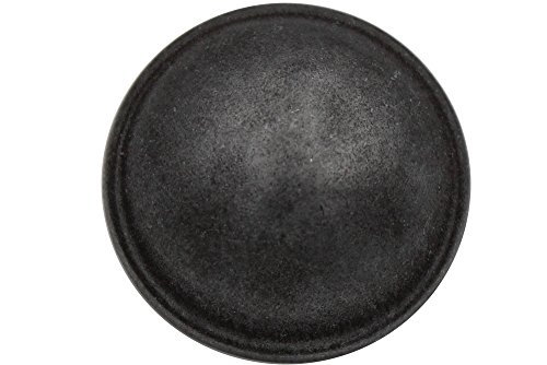 Silber grau dunkel gewölbte Metall Knöpfe Mantel Jacke Made in Germany (6 Stück) (20mm) von Hartmann-Knöpfe