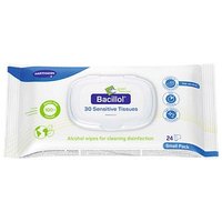 HARTMANN Desinfektionstücher Bacillol 30 Sensitive Green Tissues 1-lagig weiß, 24 Tücher HARTMANN Desinfektionstücher Bacillol 30 Sensitive Green Tissues 1-lagig weiß, 24 Tücher von Hartmann