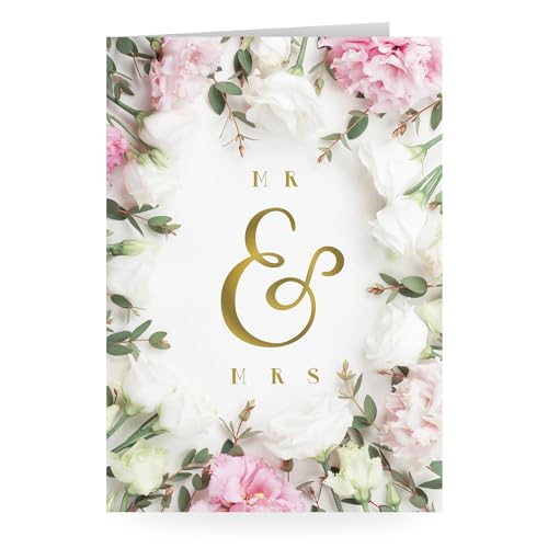 DIN A4 Grußkarte zur Hochzeit, Hochzeitskarte, Klappkarte mit Umschlag DIN A4 Grußkarte zur Hochzeit, Hochzeitskarte, Klappkarte mit Umschlag von Hartung