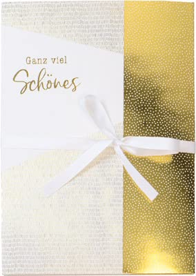 Sammelmappe A4 mit Schleifband, goldveredelt, einzigartiges Design, 1 Stück Sammelmappe A4 mit Schleifband, goldveredelt, einzigartiges Design, 1 Stück von Hartung