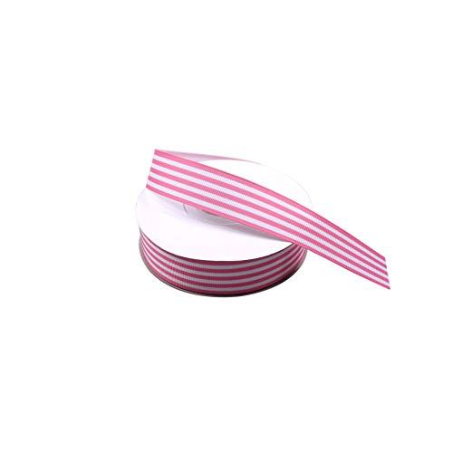 Rosa und weißes Band, 2,5 cm gestreiftes Ripsband für DIY Haarschleifen, Geschenkverpackungen, Hochzeit, Party, Basteln, Babyparty, Dekoration, 22,7 m Rosa und weißes Band, 2,5 cm gestreiftes Ripsband für DIY Haarschleifen, Geschenkverpackungen, Hochzeit, Party, Basteln, Babyparty, Dekoration, 22,7 m von Harvey Sky