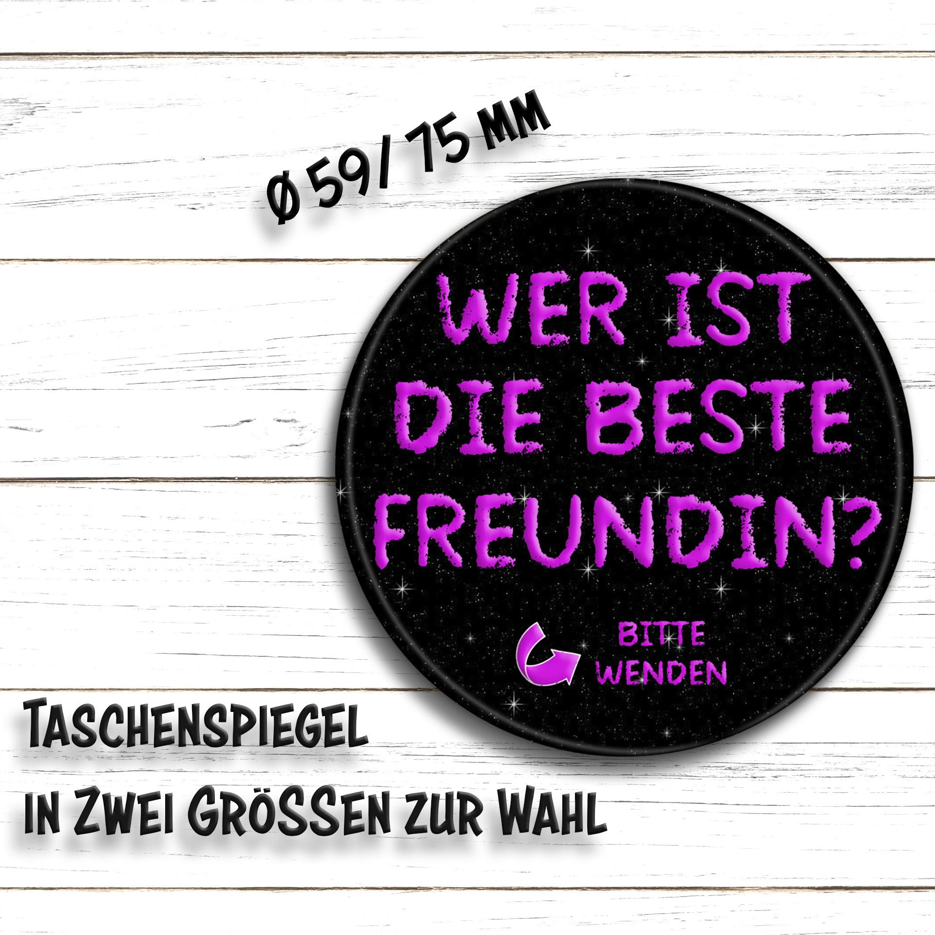 Taschenspiegel Beste Freundin Taschenspiegel Beste Freundin von HarzWare