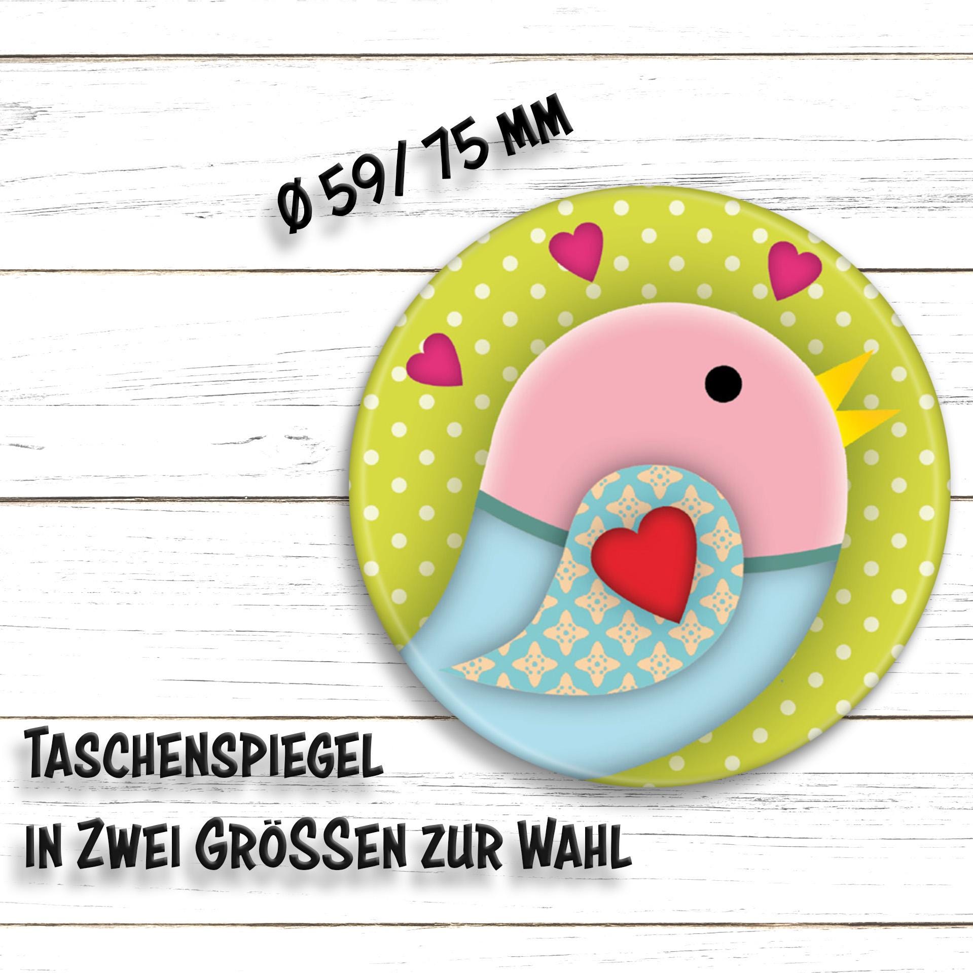 Taschenspiegel Süßer Vogel Taschenspiegel Süßer Vogel von HarzWare