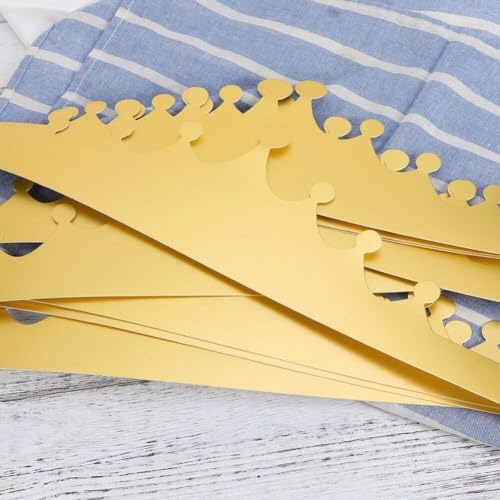 12 Papier-Kronenhüte, ideal für Kinder und Erwachsene auf Geburtstagsfeiern oder Themenveranstaltungen von Hasaller